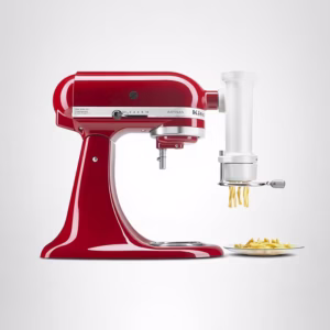 KitchenAid Ksmpexta Gourmet Pasta Press Attachment with 6 Interchangeable Pasta Plates, White